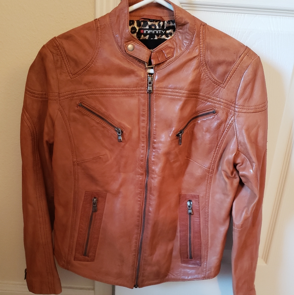 Infinity leather jacket
